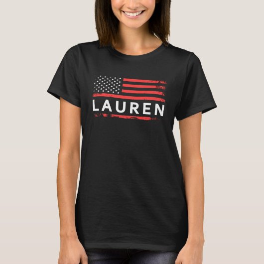 LAUREN AMERICAN FLAG FOR LAUREN Tシャツ (正面)
