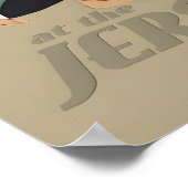 Laurence Harbor New Jersey Shore Retro Art Deco ポスター (角)