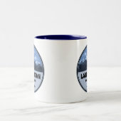 Laurentian Mountains Quebec Canada Camping ツートーンマグカップ (中央)