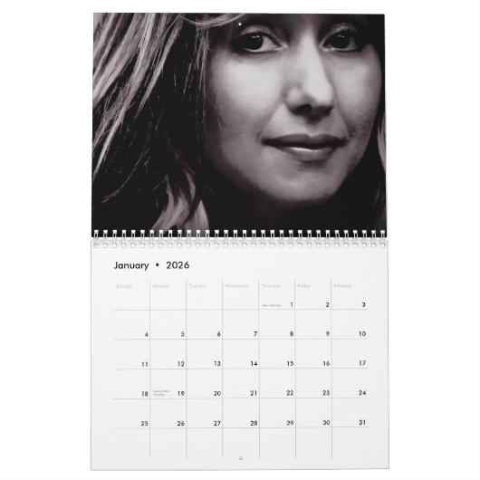 Laurie Larson 2026 Calendar カレンダー (1月 2026)