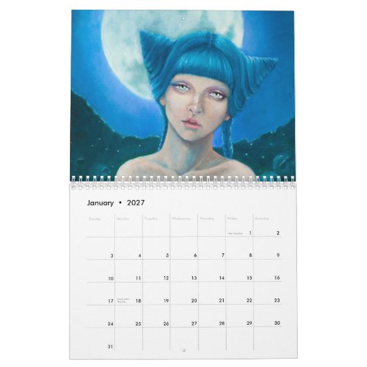 Laurie McClave 2015のカレンダーの芸術 カレンダー (1月 2027)