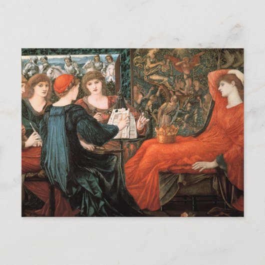 Laus Veneris by Sir Edward Burne-Jonesポストカード ポストカード (正面)
