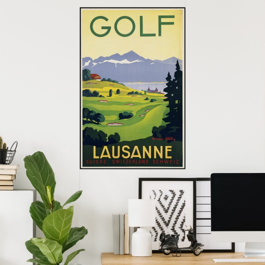 Lausanne Golf ポスター (ホームオフィス)
