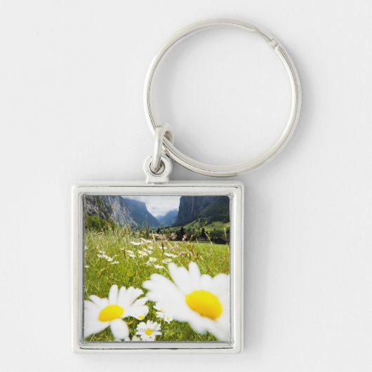 Lauterbrunnen、スイス連邦共和国 キーホルダー (正面)