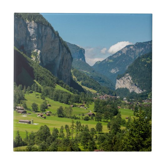 Lauterbrunnen - Berneseのアルプス-スイス連邦共和国 タイル (正面)