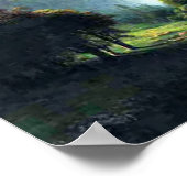 Lauterbrunnen Switzerlandの近くのスタッバーバッハ秋 ポスター (角)