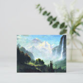 Lauterbrunnen Switzerlandの近くのスタッバーバッハ秋 ポストカード (スタンド正面)