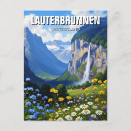 Lauterbrunnen Switzerland Travel ポストカード