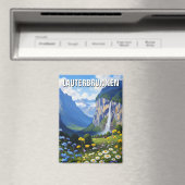 Lauterbrunnen Switzerland Travel マグネット (インサイチュ (食洗機))