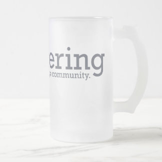 Lauteringガラスステイン フロストグラスビールジョッキ