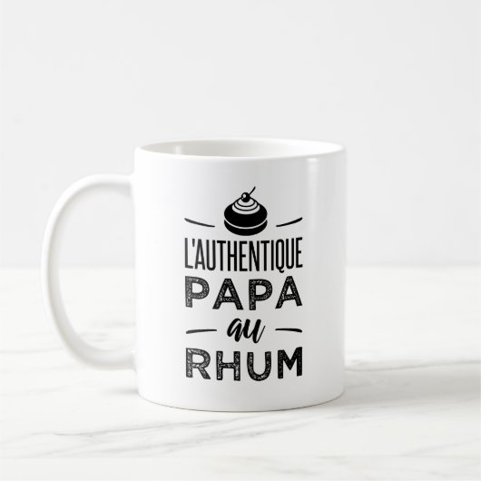 L'authentique papa au rhum コーヒーマグカップ (左)