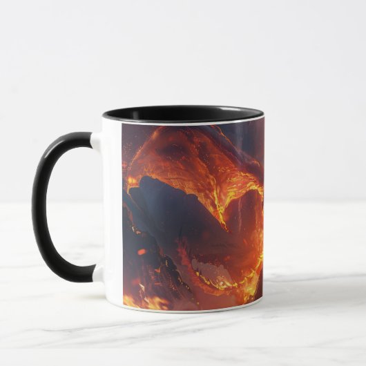 Lava Dragon 11oz Ceramic Mug マグカップ (左)