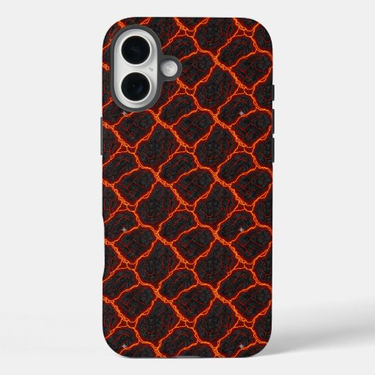 Lava Flow Seamless Pattern Case-Mate iPhoneケース (裏面)