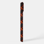 Lava Flow Seamless Pattern iPhoneケース (右側面)