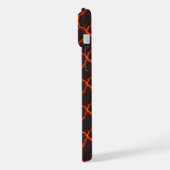 Lava Flow Seamless Pattern iPhoneケース (左側面)