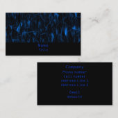 Lava Fractal名刺（青） 名刺 (正面/裏面)