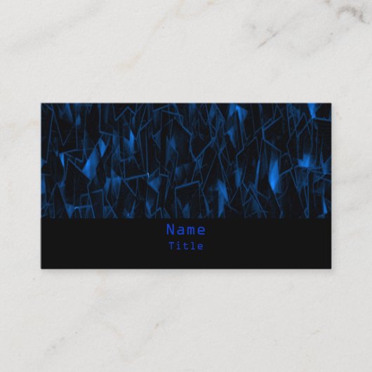 Lava Fractal名刺（青） 名刺 (正面)