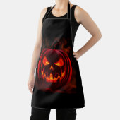 Lava Glow Pumpkin Halloween Apron エプロン (インサイチュ)