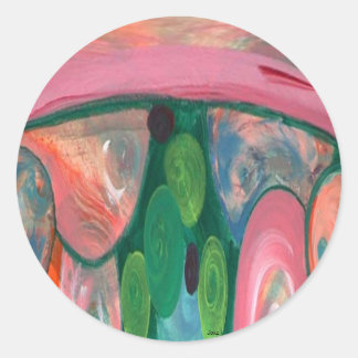 Lava Lamp Marbles Stickers by Janz ラウンドシール