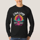 Lava Lamp Retro Aesthetic Psychedelic Groovy Vibes Tシャツ (正面)