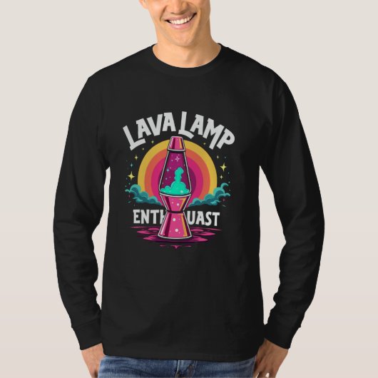 Lava Lamp Retro Aesthetic Psychedelic Groovy Vibes Tシャツ (正面)