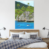 LAVA PALM 40x60 キャンバスプリント (インサイチュ (寝室))