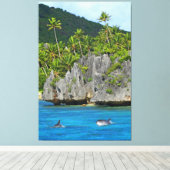 LAVA PALM 40x60 キャンバスプリント (インサイチュ (ウッドフロア))