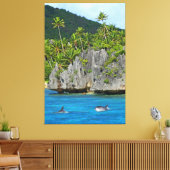 LAVA PALM 40x60 キャンバスプリント (インサイチュ (リビング))