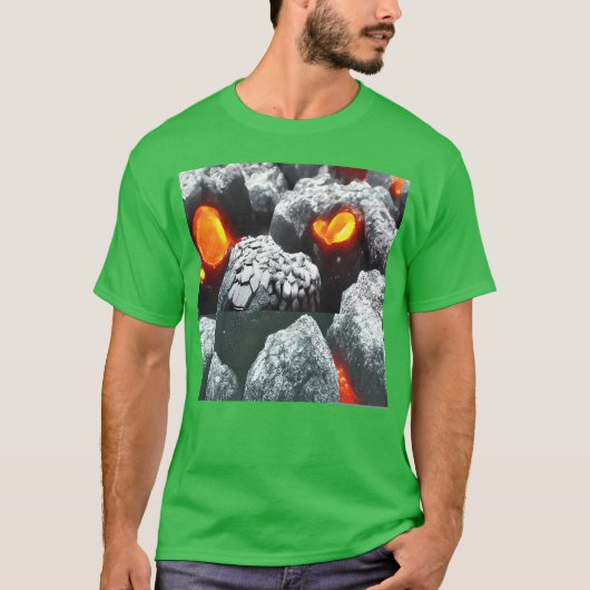 Lava rock girl tシャツ (正面)
