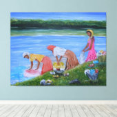 Lavadeiras キャンバスプリント (インサイチュ (ウッドフロア))