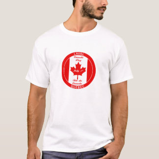 LAVALケベックカナダ日のTシャツ Tシャツ