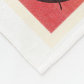 LavalletteニュージャージーNJのヴィンテージ旅行郵便はがき フリースブランケット (角)