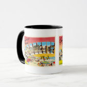 LavalletteニュージャージーNJのヴィンテージ旅行郵便はがき マグカップ (正面左)