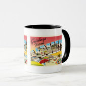 LavalletteニュージャージーNJのヴィンテージ旅行郵便はがき マグカップ (正面右)