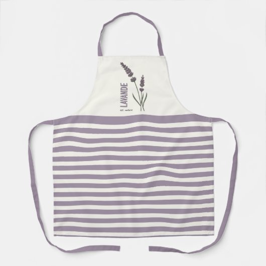 Lavande est. Nature エプロン (正面)