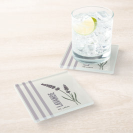 Lavande est. Nature ガラスコースター