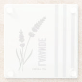 Lavande est. Nature ガラスコースター (裏面)