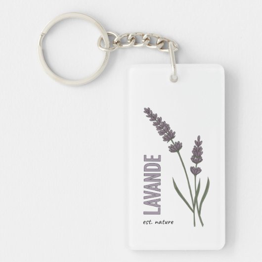 Lavande est. Nature キーホルダー (正面)