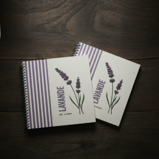 Lavande est. Nature ノートブック