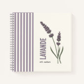 Lavande est. Nature ノートブック (正面)