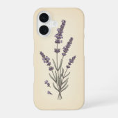 Lavande Vintage Stylisée iPhone 16ケース (裏面)