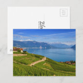 Lavaux region, Vaud, HDR ポストカード (正面/裏面)