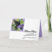 LavBfly秘密の姉妹はカスタマイズ カード (裏面)