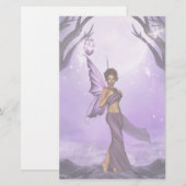 Lavendarによっては妖精の文房具が夢を見ます 便箋 (正面/裏面)