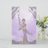 Lavendarによっては妖精の文房具が夢を見ます 便箋 (スタンド正面)