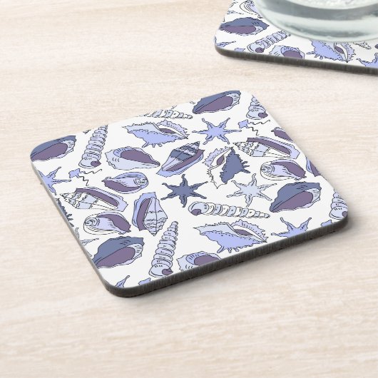 Lavendarの貝殻 コースター (左側)