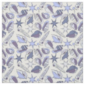 Lavendarの貝殻 ファブリック (見本)