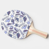 Lavendarの貝殻 卓球ラケット (横)