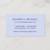 Lavendarの貝殻 名刺 (裏面)