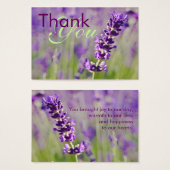 Lavendar ・ありがとうProfilecard (正面&裏面)